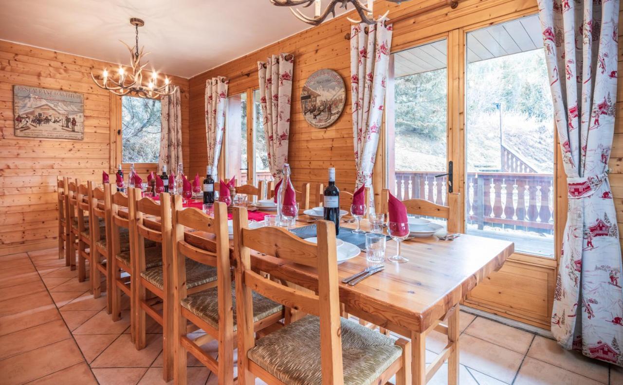 Snow Retreat Chalet Pandora, La Tania, Courchevel, 15 Person , Wifi Villa ภายนอก รูปภาพ