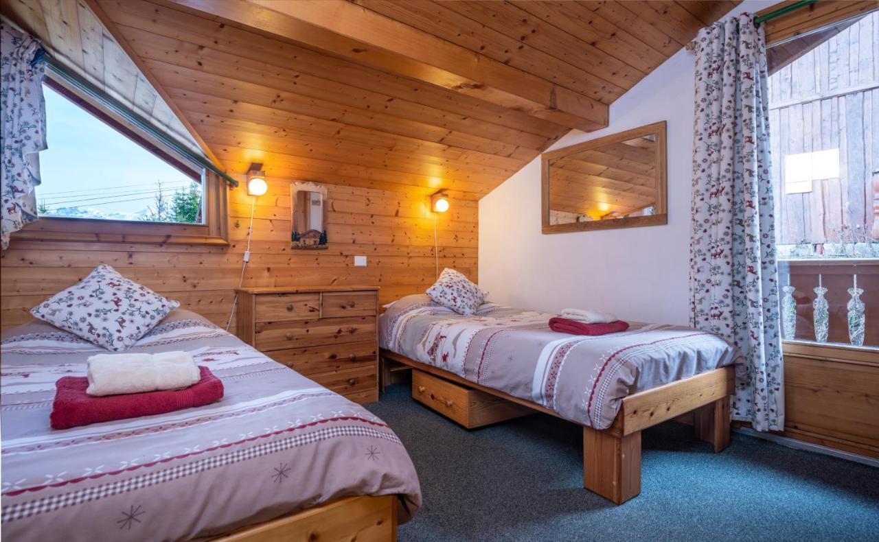 Snow Retreat Chalet Pandora, La Tania, Courchevel, 15 Person , Wifi Villa ภายนอก รูปภาพ